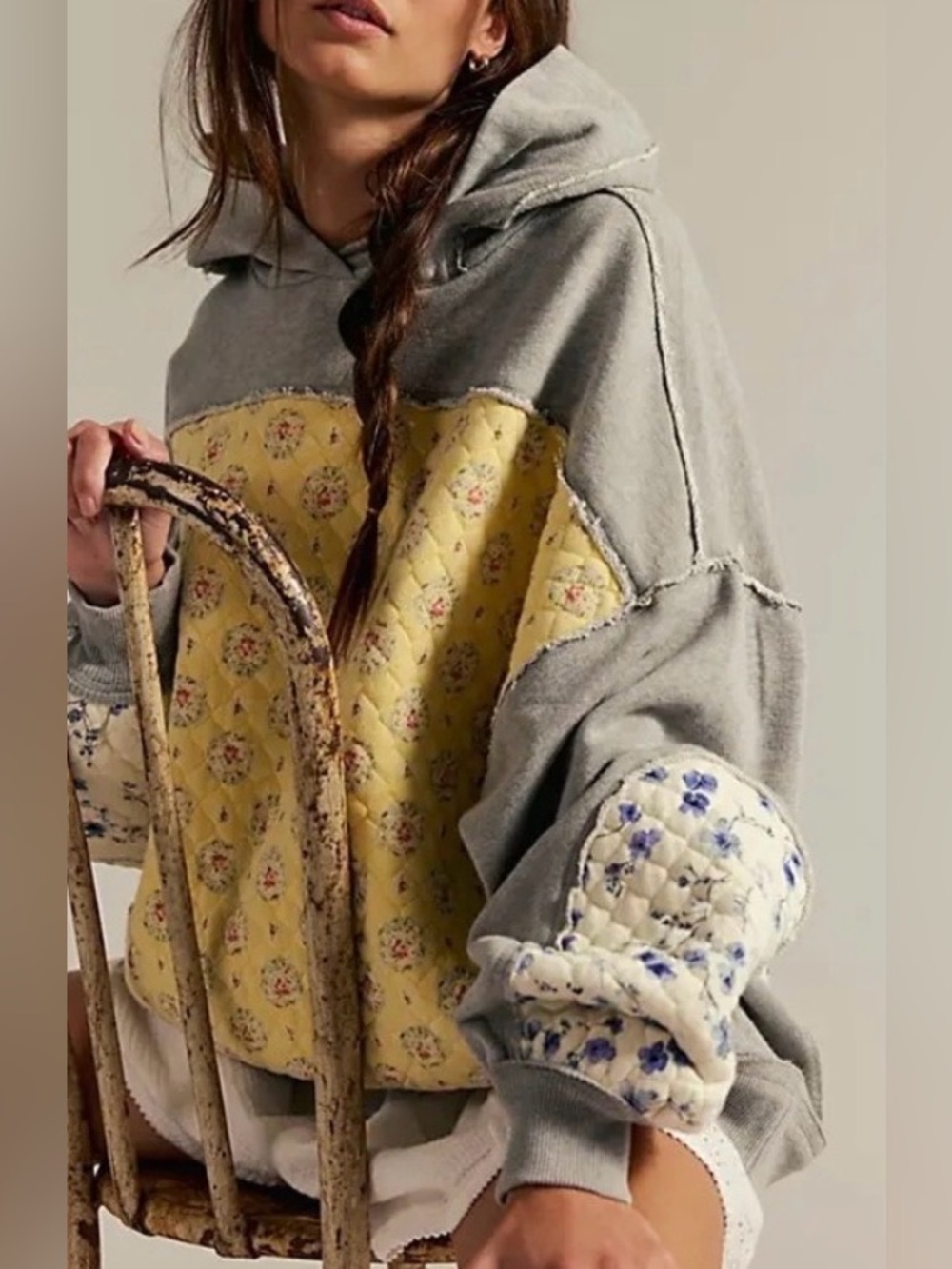 Free People We the Free Get Ditsy Hoodie - Picture 4 of 13